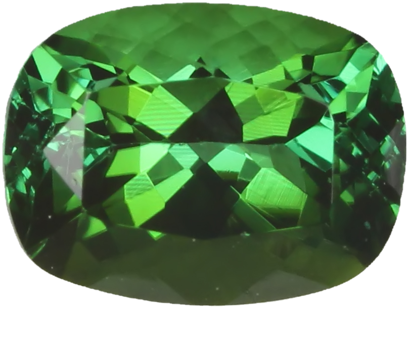 8x6mm Cushion Mint Green Tourmaline