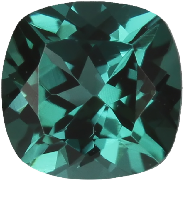 6mm Cushion Medium Blue Tourmaline