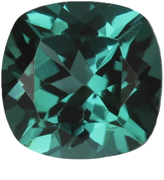 6mm Cushion Medium Blue Tourmaline