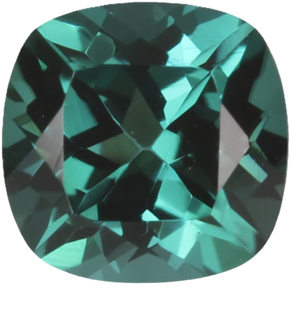 6mm Cushion Medium Blue Tourmaline