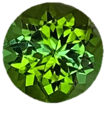 6.8mm Round Mint Green Tourmaline