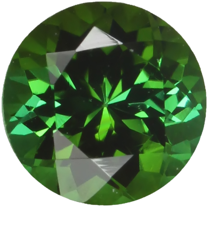 6.8mm Round Mint Green Tourmaline