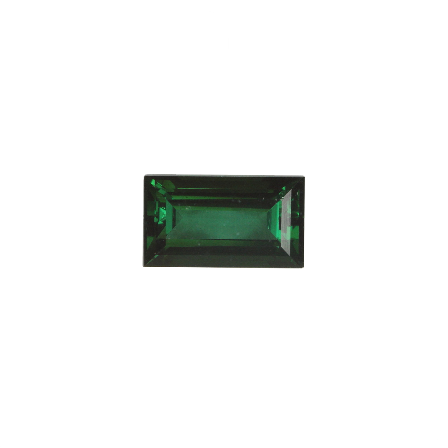 3.8ct Baguette Deep Green Tourmaline