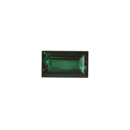 3.8ct Baguette Deep Green Tourmaline