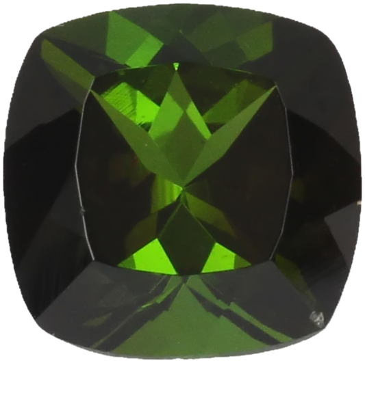 5.31ct Cushion Deep Green Tourmaline