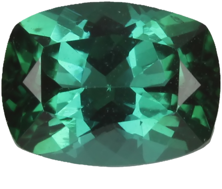 8x6mm Cushion Medium Blue Tourmaline