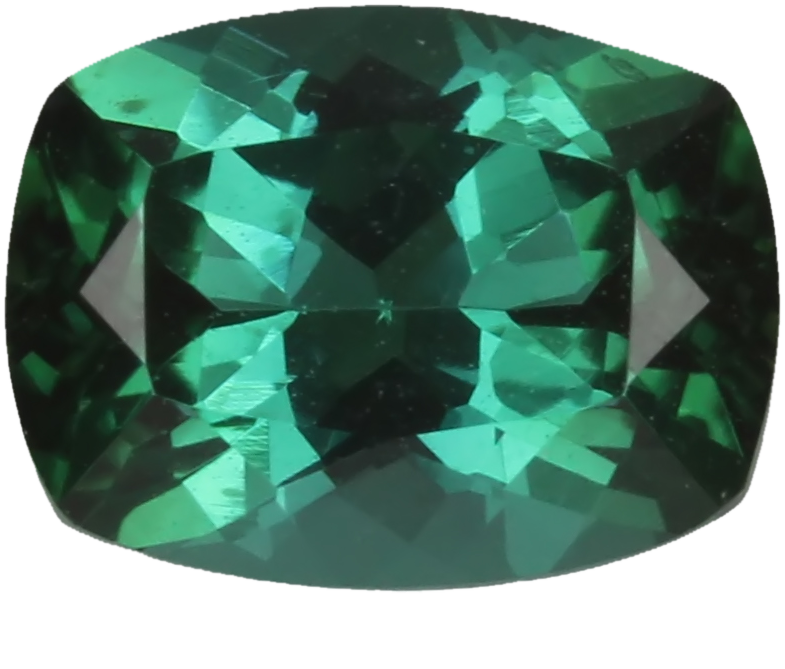 8x6mm Cushion Medium Blue Tourmaline