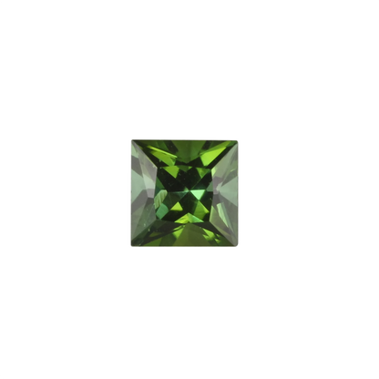 5mm Princess Cut Mint Green Tourmaline
