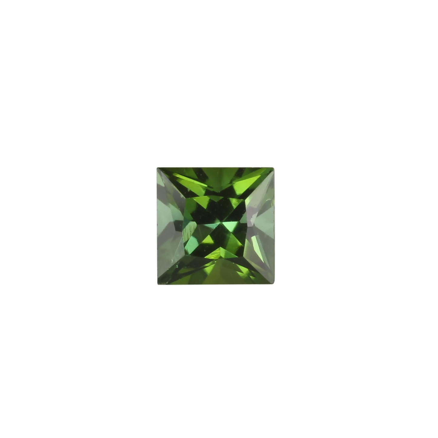 5mm Princess Cut Mint Green Tourmaline