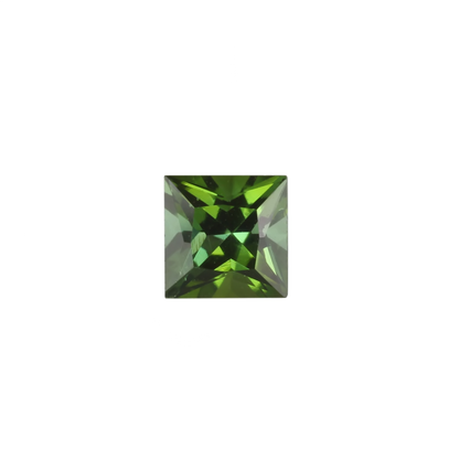 5mm Princess Cut Mint Green Tourmaline