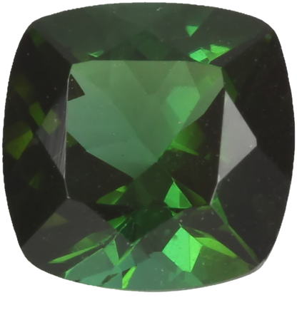 7mm Cushion Deep Green Tourmaline