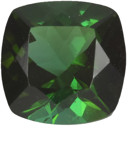 7mm Cushion Deep Green Tourmaline