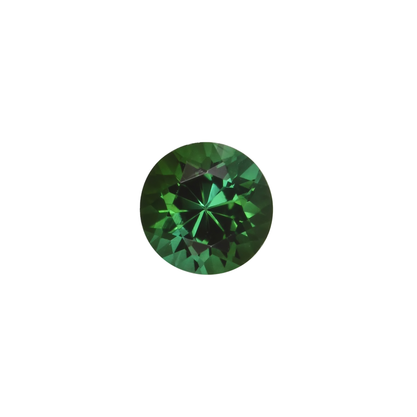 5.9mm Round Medium Blue-Green Tourmaline
