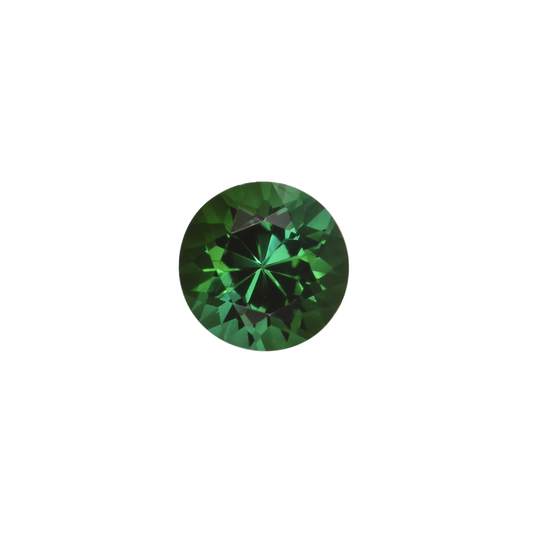 5.9mm Round Medium Blue-Green Tourmaline