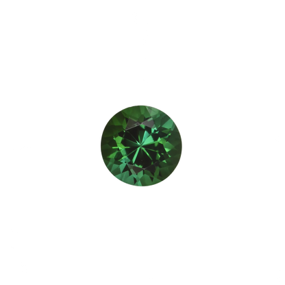 5.9mm Round Medium Blue-Green Tourmaline