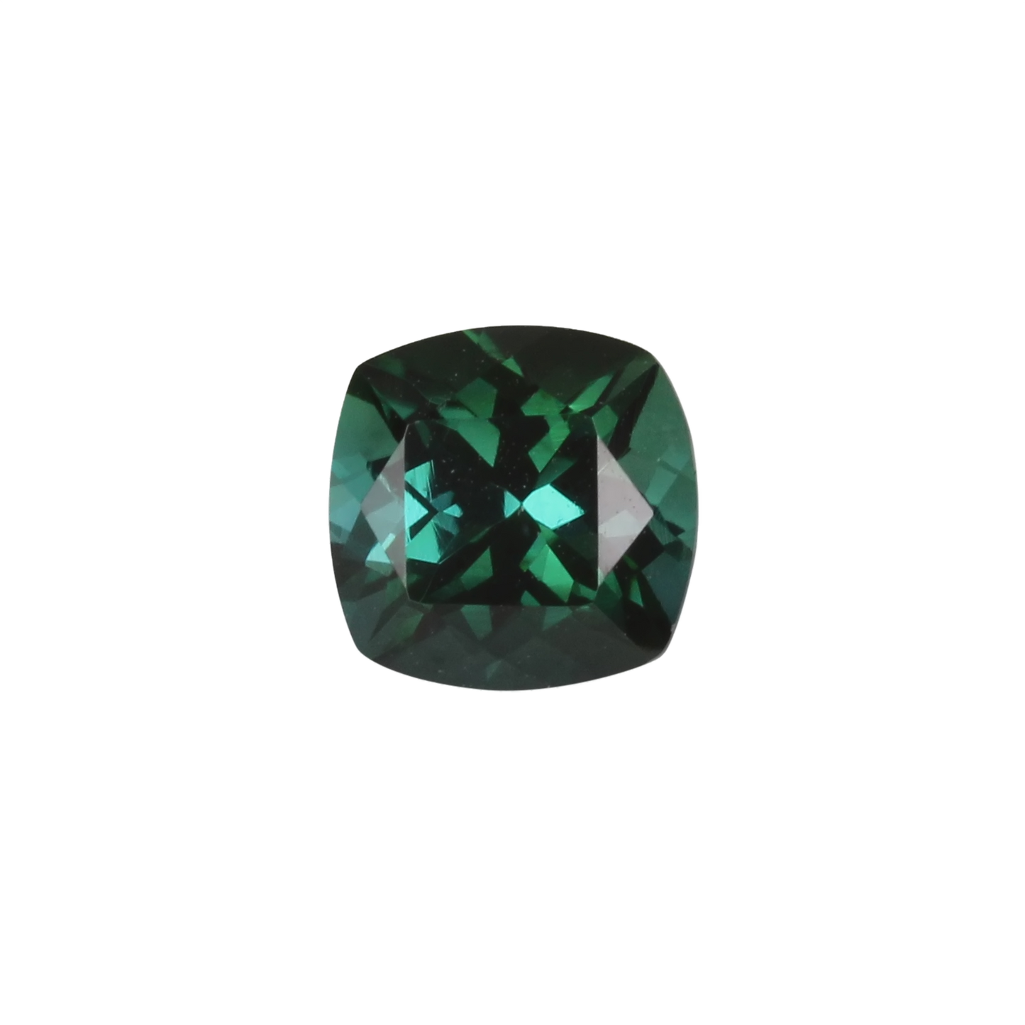 6.5mm Cushion Medium Blue-Green Tourmaline