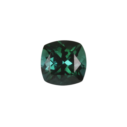 6.5mm Cushion Medium Blue-Green Tourmaline