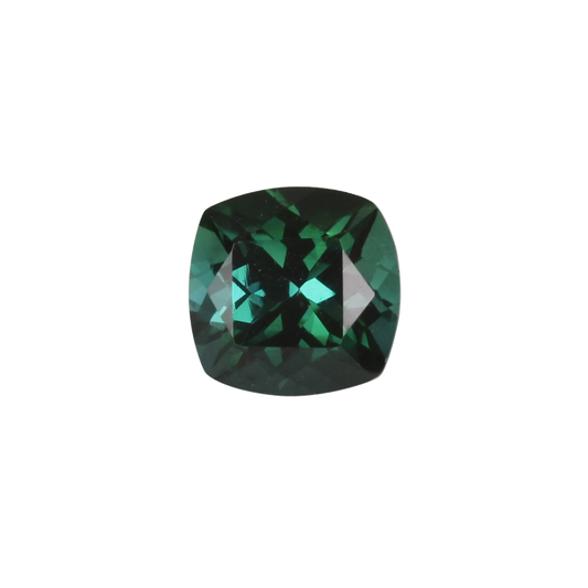 6.5mm Cushion Medium Blue-Green Tourmaline