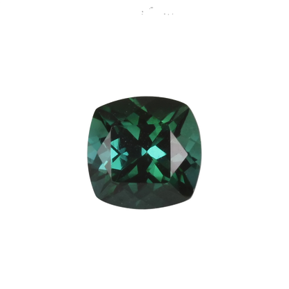 6.5mm Cushion Medium Blue-Green Tourmaline