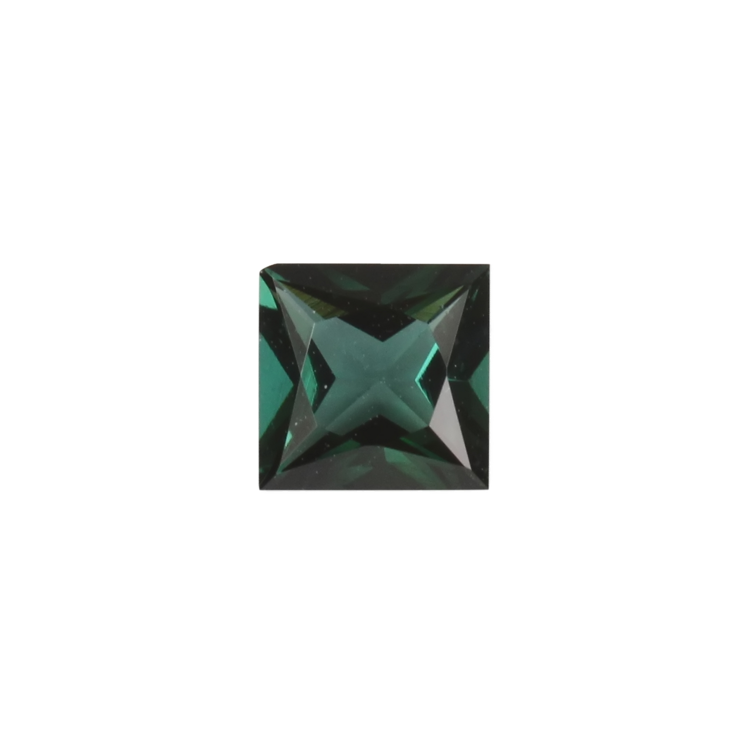 5.4mm Princess Cut Medium Blue Tourmaline