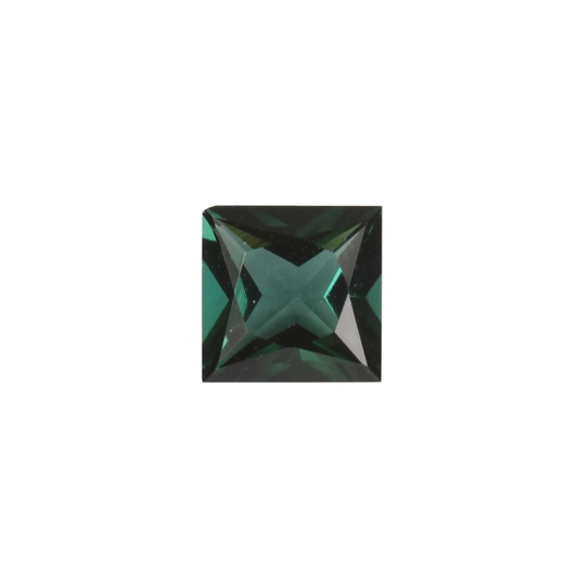 5.4mm Princess Cut Medium Blue Tourmaline