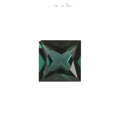 5.4mm Princess Cut Medium Blue Tourmaline