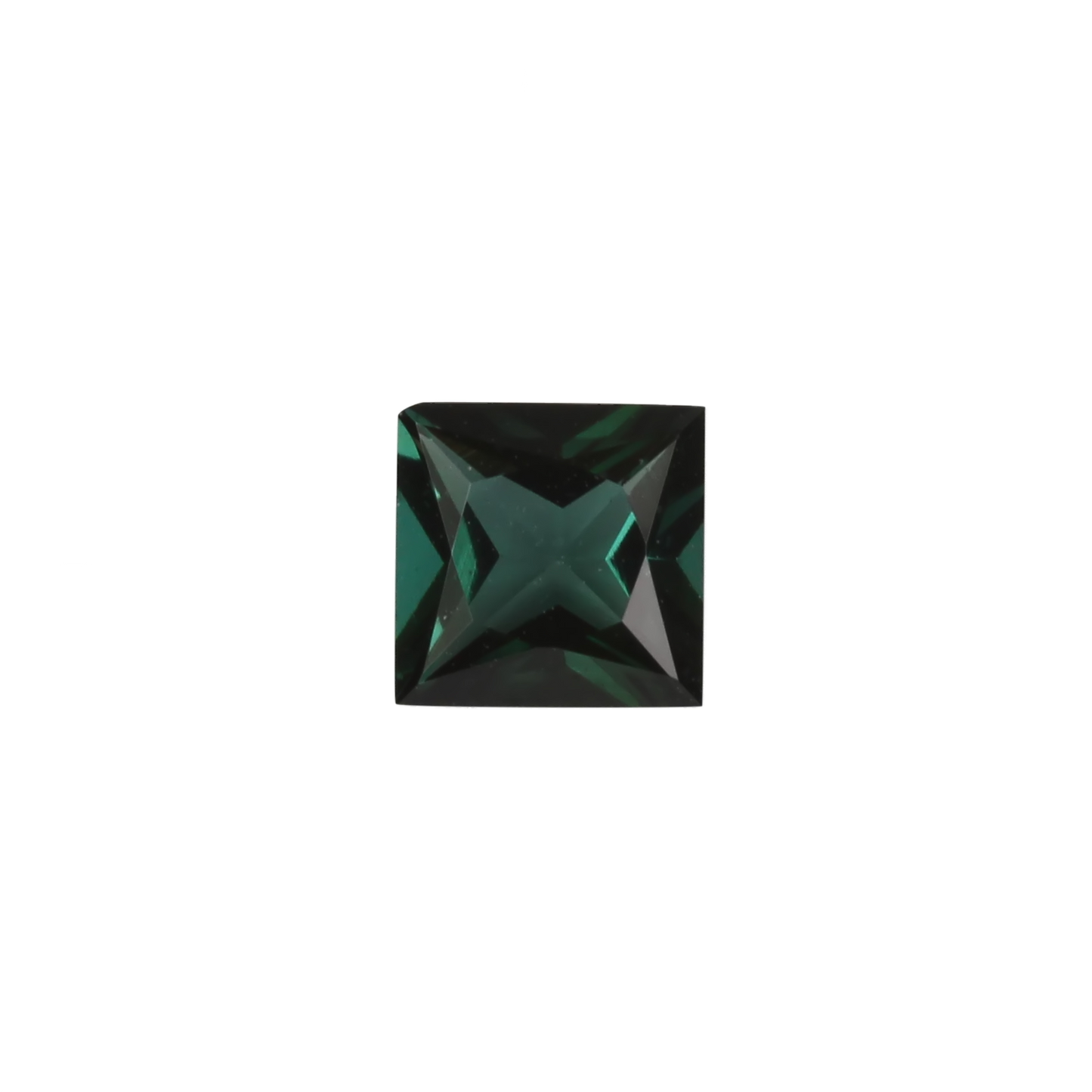 5.4mm Princess Cut Medium Blue Tourmaline