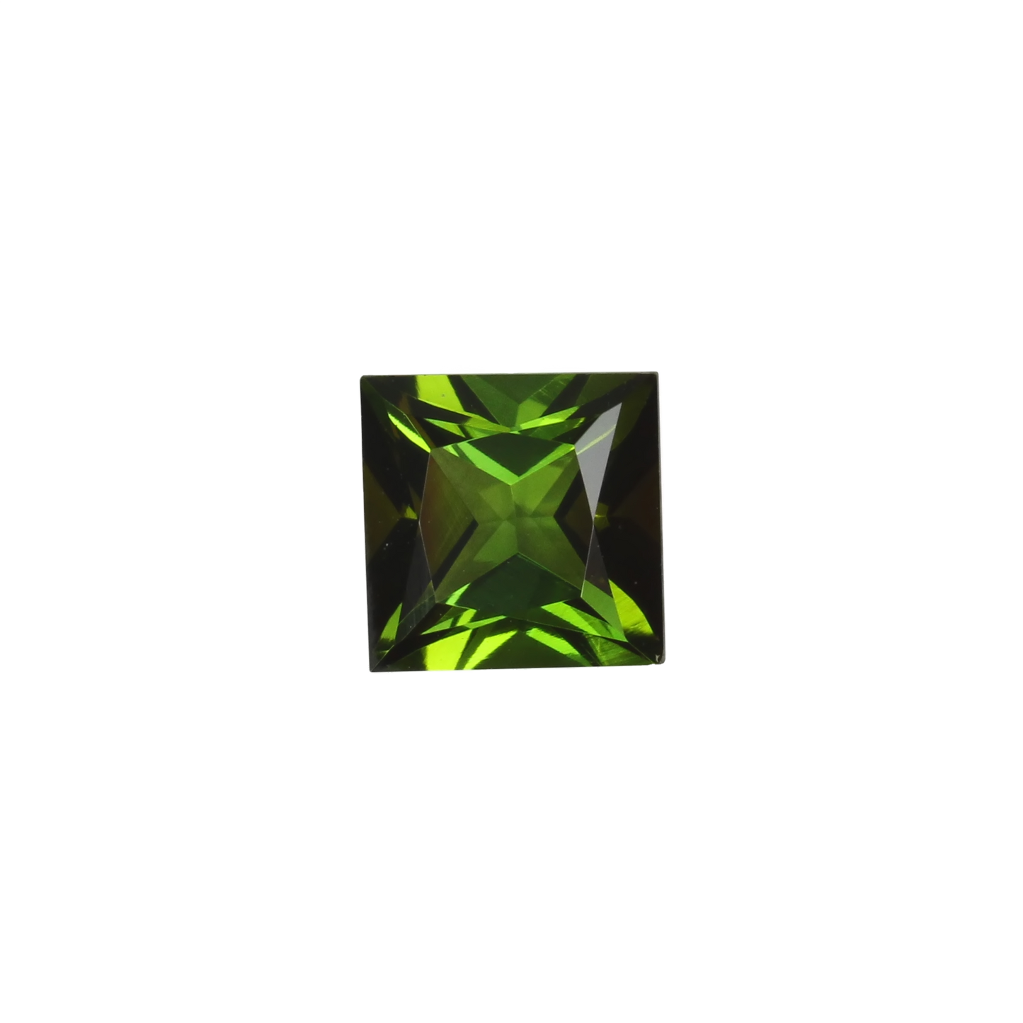 7mm Princess Cut OG Color Tourmaline