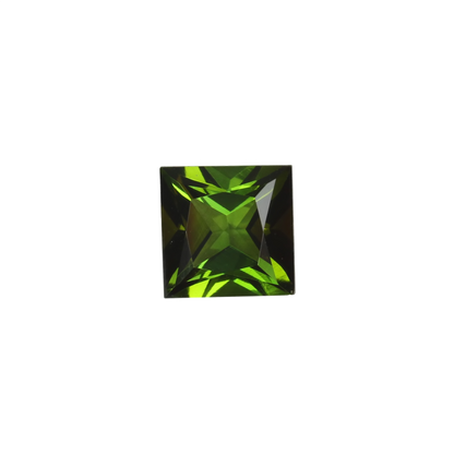 7mm Princess Cut OG Color Tourmaline