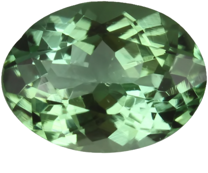 7.8x5.9mm Oval Mint Green Tourmaline