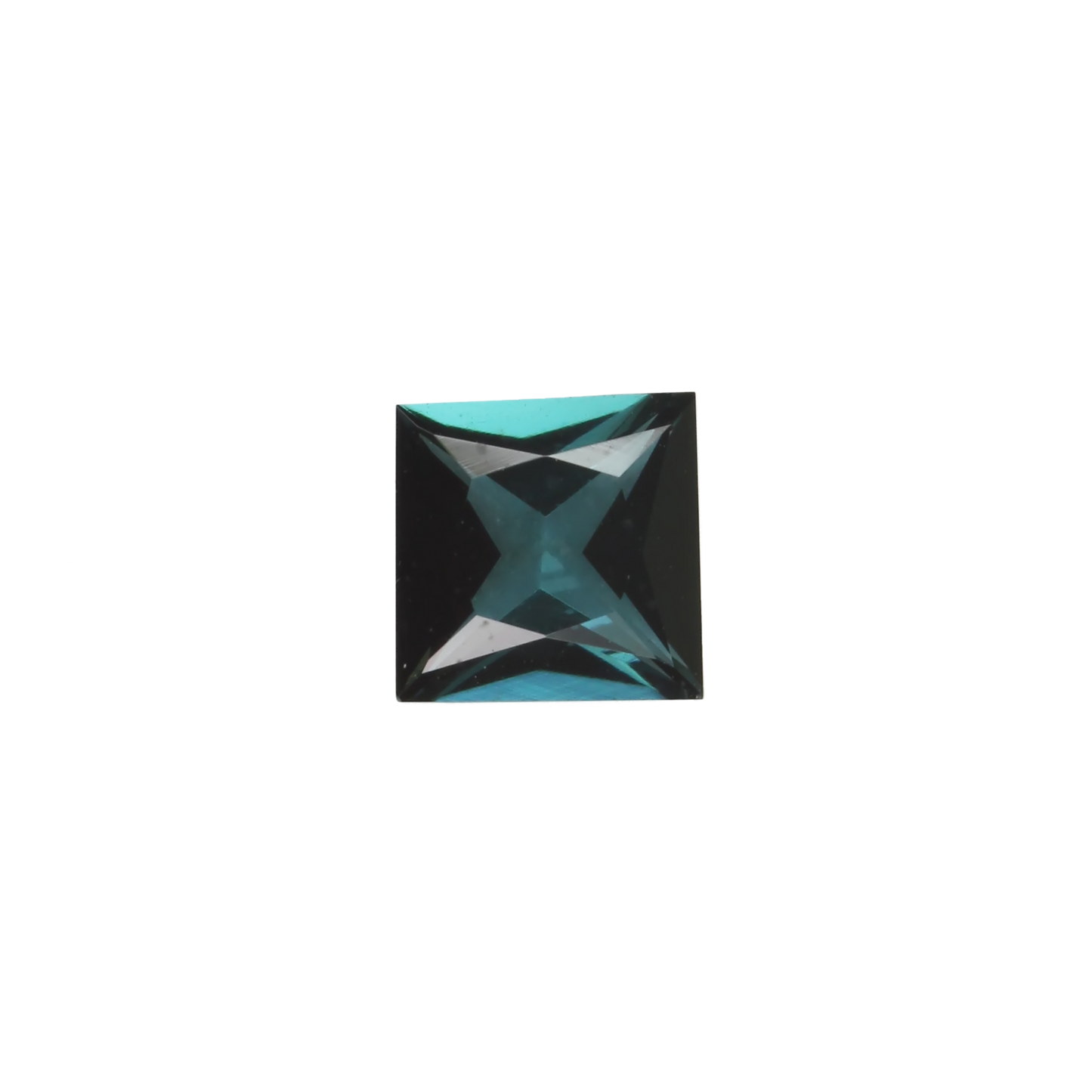 5.5mm Princess Cut Deep Blue Tourmaline