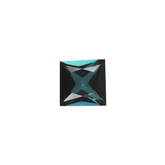 5.5mm Princess Cut Deep Blue Tourmaline