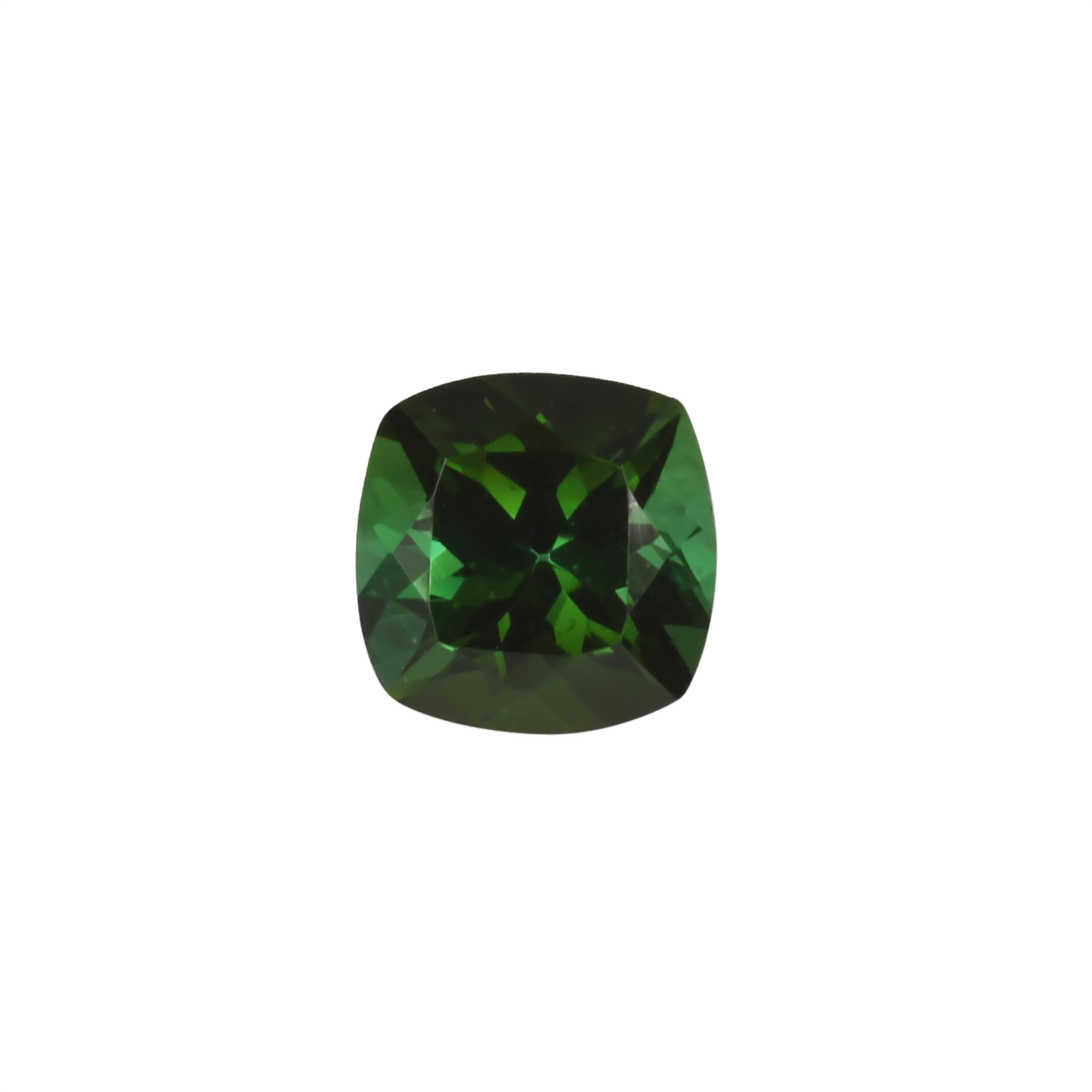 6mm Cushion Deep Green Tourmaline