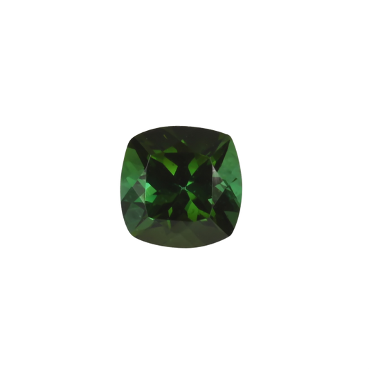 6mm Cushion Deep Green Tourmaline