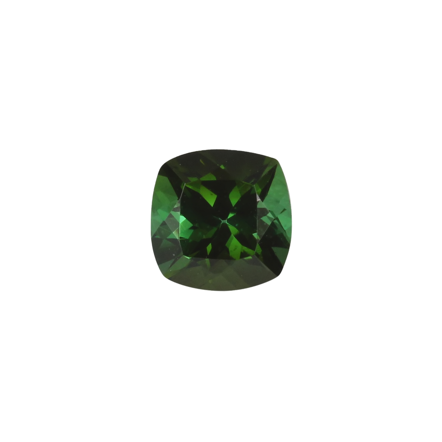 6mm Cushion Deep Green Tourmaline