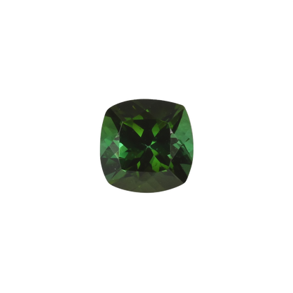 6mm Cushion Deep Green Tourmaline