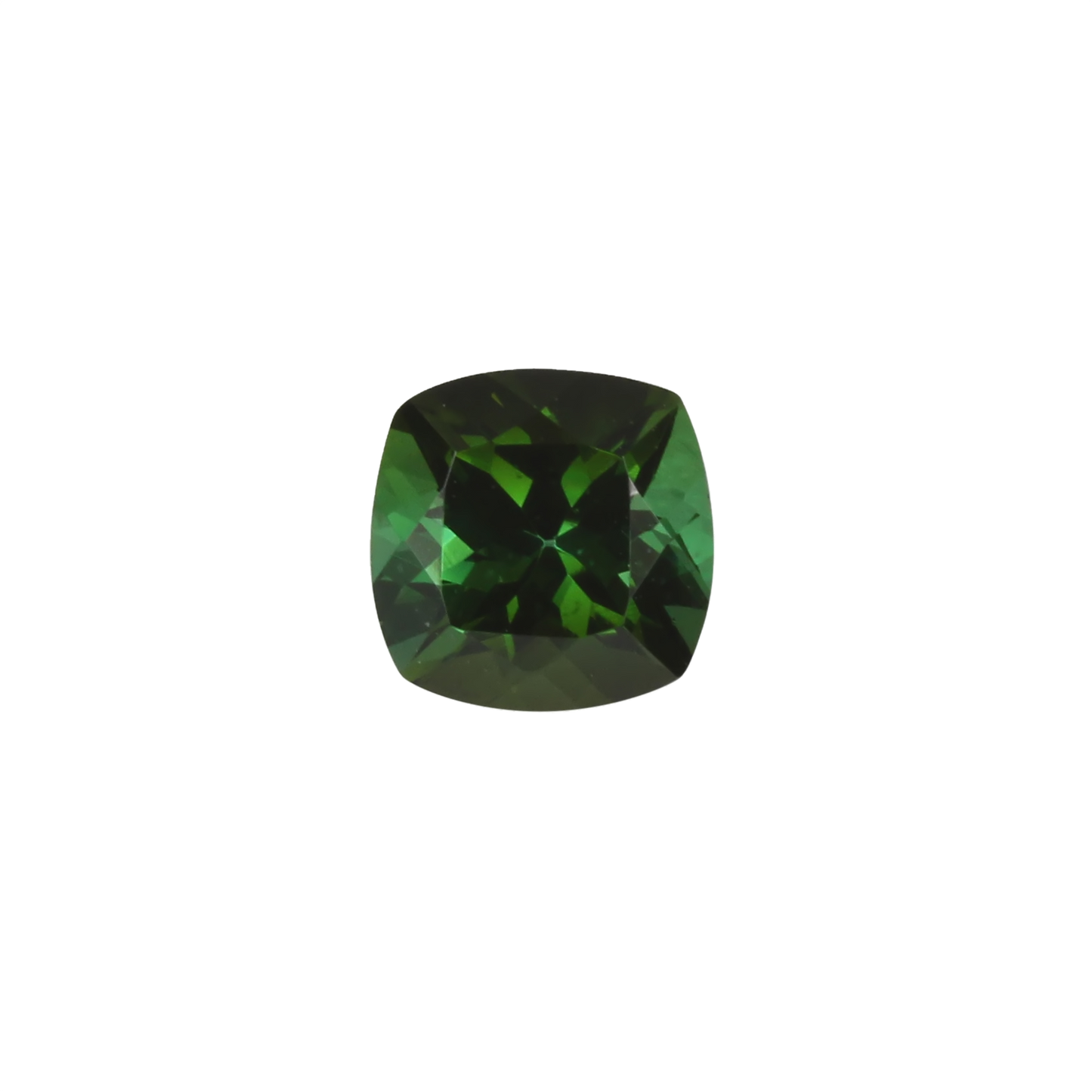 6mm Cushion Deep Green Tourmaline