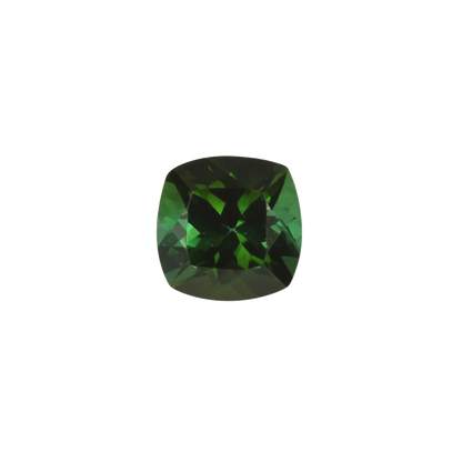 6mm Cushion Deep Green Tourmaline