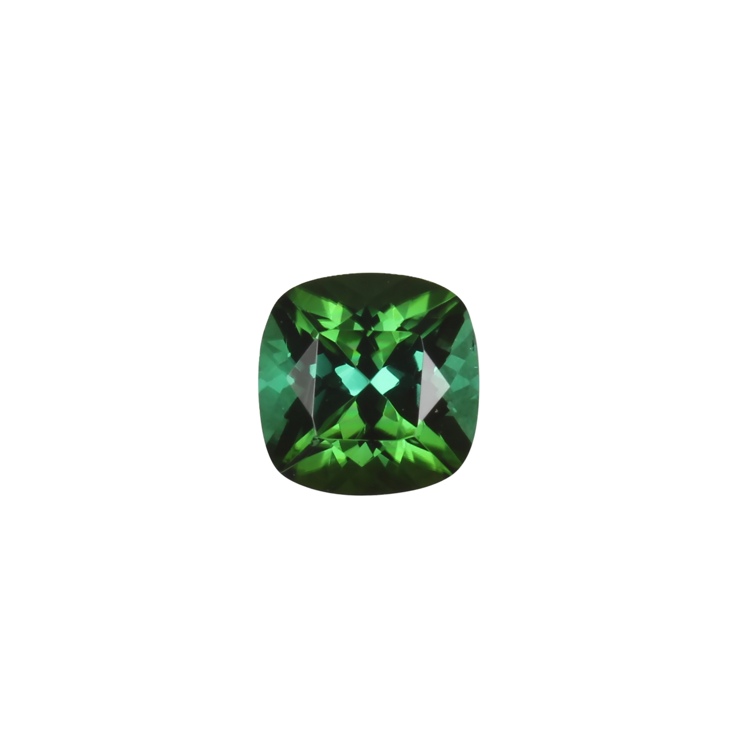6mm Cushion Medium Blue-Green Tourmaline