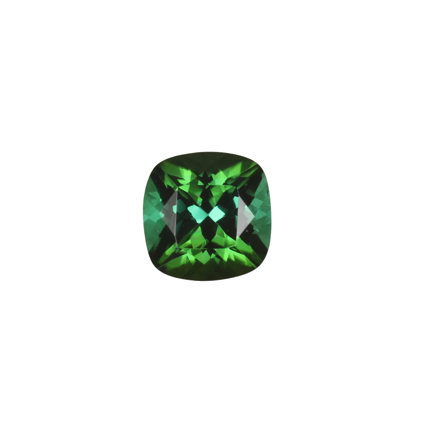 6mm Cushion Medium Blue-Green Tourmaline