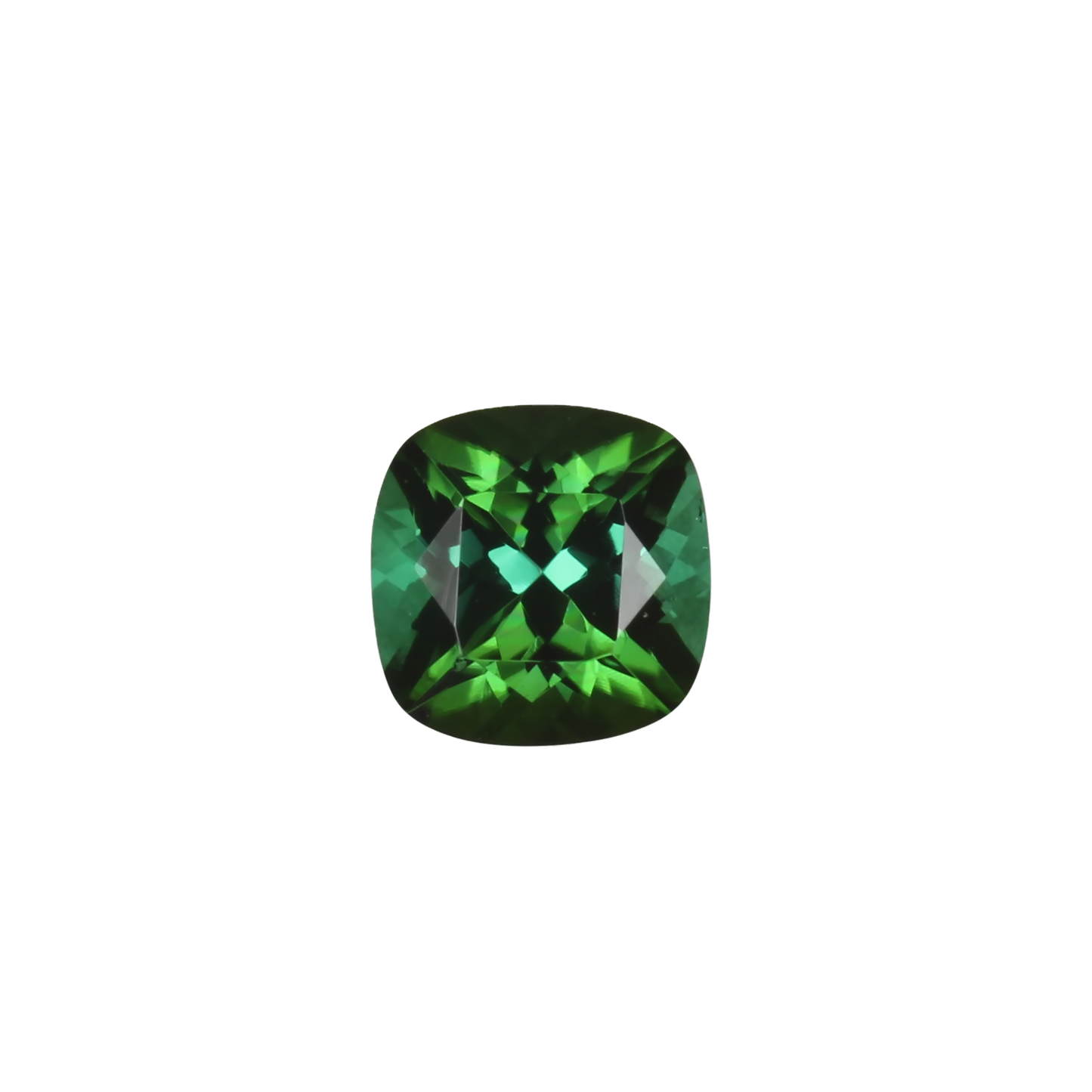 6mm Cushion Medium Blue-Green Tourmaline