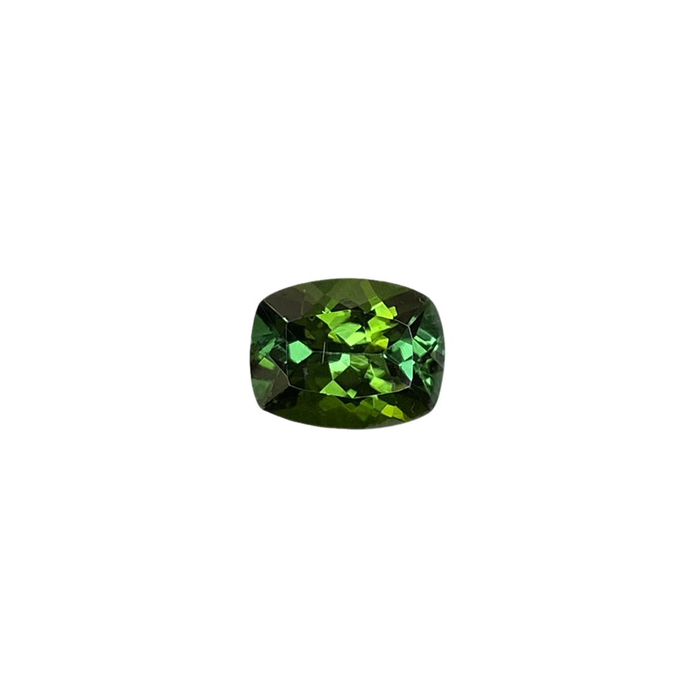 9x7mm Cushion Medium Blue-Green Tourmaline