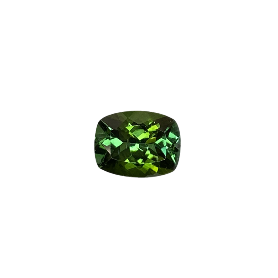 9x7mm Cushion Medium Blue-Green Tourmaline