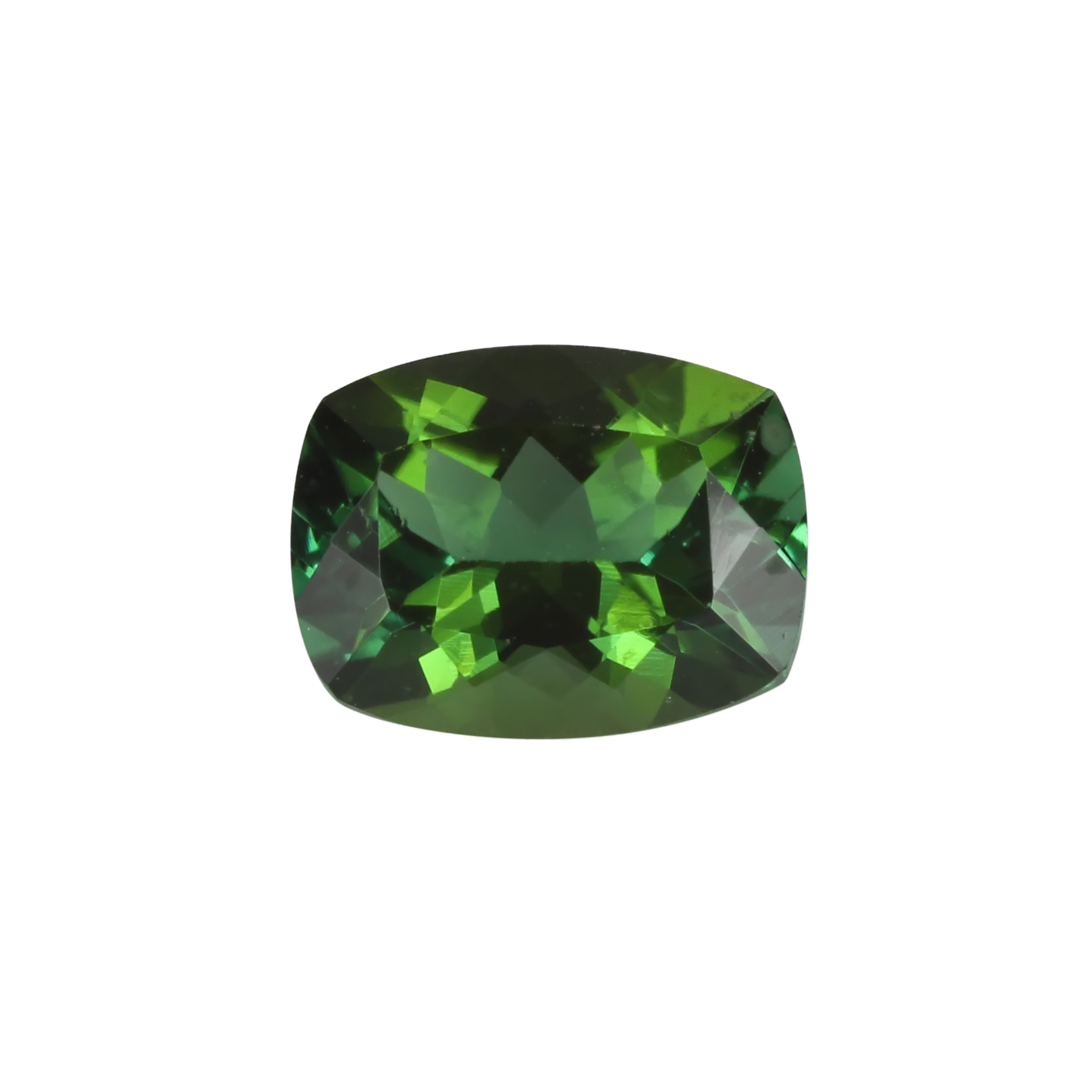 9x7mm Cushion Medium Blue-Green Tourmaline