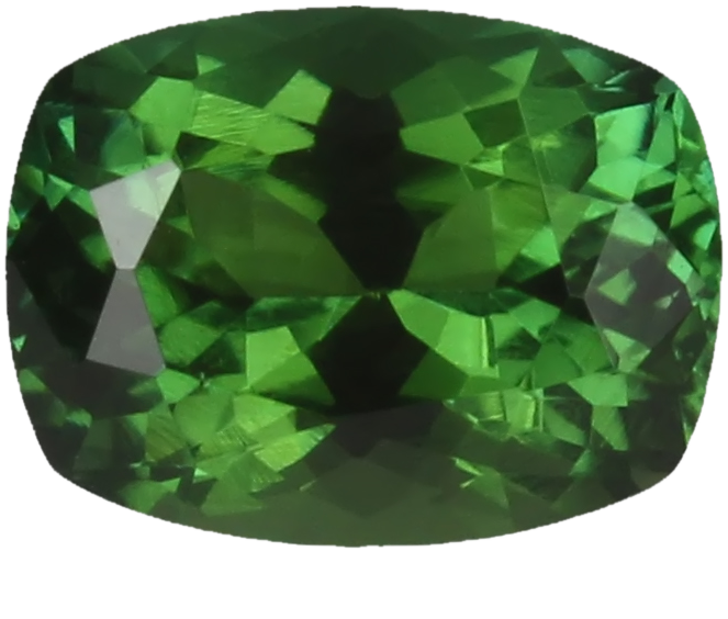 8.1x6.1mm Cushion Mint Green Tourmaline