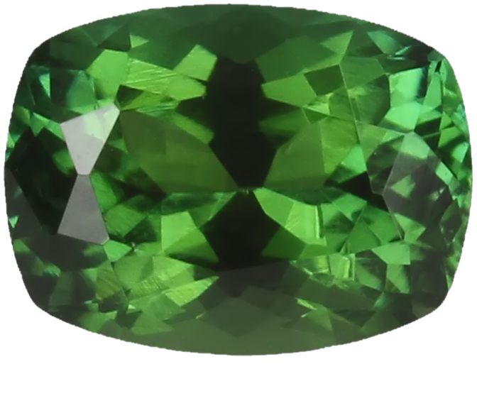 8.1x6.1mm Cushion Mint Green Tourmaline