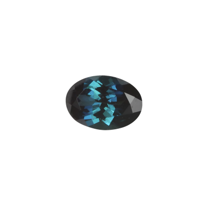 6.9x5mm Oval Medium Blue Tourmaline