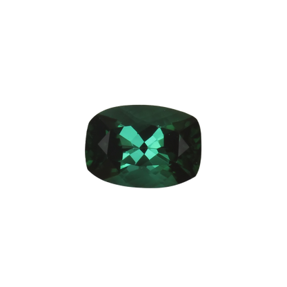6.9x4.9mm Cushion Medium Blue-Green Tourmaline