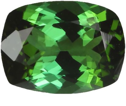 8x6mm Cushion Medium Blue-Green Tourmaline