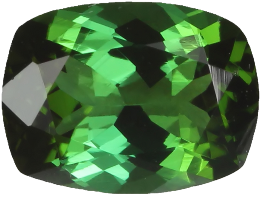 8x6mm Cushion Medium Blue-Green Tourmaline